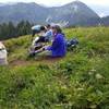 Lunch atop Scorpion Mt