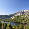 Four points lake, I am bushwacking out over ridge towards remmel instead of following trail