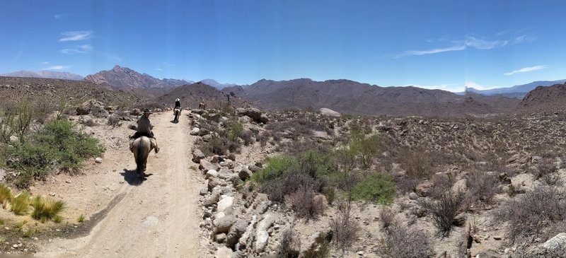 Along the easy part of the "Road of Death".