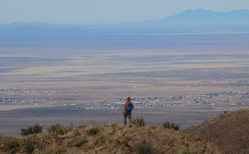 Looking west from the Rim