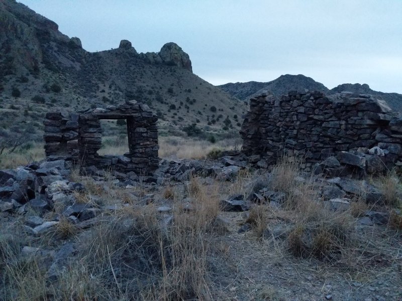 Hut ruins