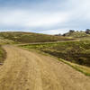 Ridgeline trail in the winter