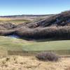 Just a view from above the course on the trail.