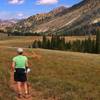 On the trail past Cornucopia Peak