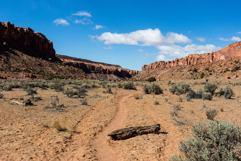 The mouth of Little Death Hollow Canyon