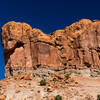 Plenty of impressive rock formations are on either side of Little Death Hollow