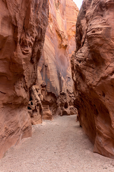 One of the narrower sections of Wolverine Canyon - comfortable walking, but still impressive