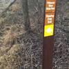 Trail marker for the Free Flowing Trail