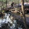 The waterfall on the green trail is quite pretty and would make a great place to take a short dip in summer.