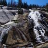 Florence Creek cascades into Lewis Creek