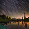 Tipsoo Lake Under The Stars With Mt. Rainier