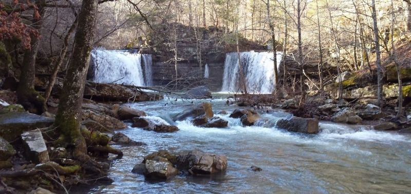 Twin Falls (from below)