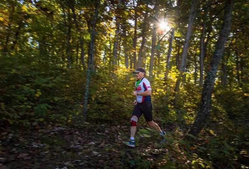 Runner on Thousand Hills Trail