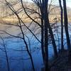 View across Lake Ogle from trail 7