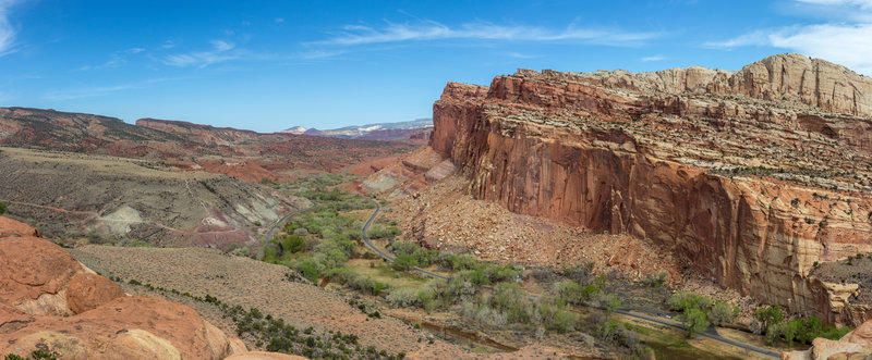 Panorama from the South Fruita Overlook Viewpoint