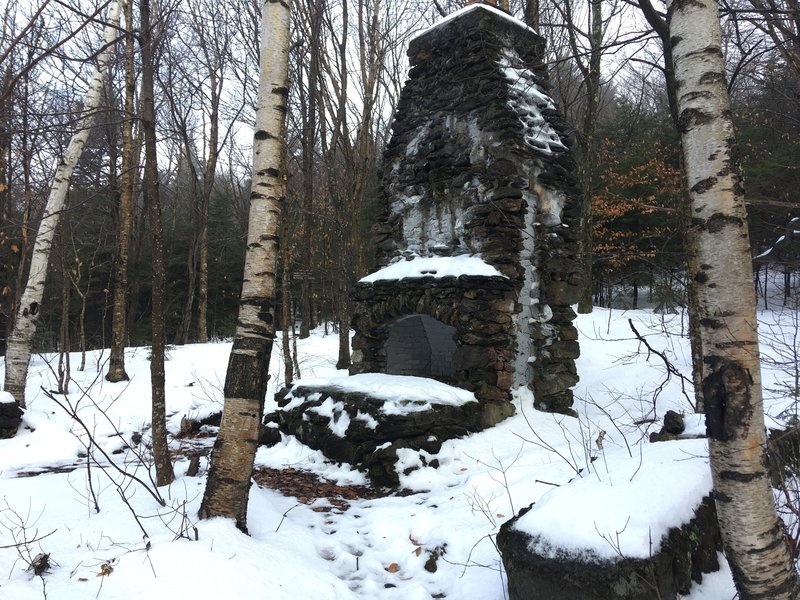 Chimney Remnants from Old Lodge (taken on Nov. 25, 2018)