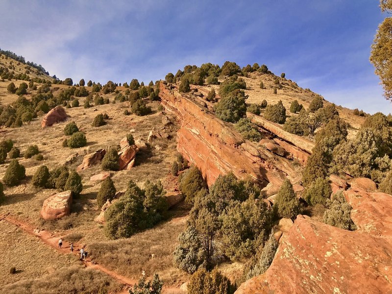 Red Rocks and Dakota Ridge Loop Hiking Trail, Morrison, Colorado