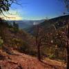 A view toward the Siskiyou Crest on the far horizon.