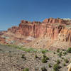 Capitol Reef north of Highway 24 from the mouth of Cohab Canyon