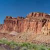 Capitol Reef from Cohab Canyon Trail switchbacks