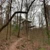 View of the Nature Center from the trail