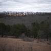 Toward the end of the Glade Trail, it opens up and provides a limited view, which is nice at sunset where the evening light shines through the trees.