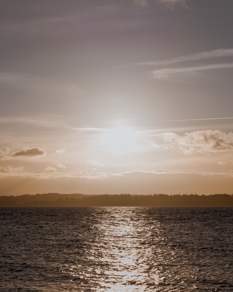 A nice sunset over Puget Sound.