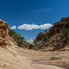 Easterly view towards the mouth of Burro Wash.