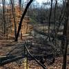 Canoe put in on the trail