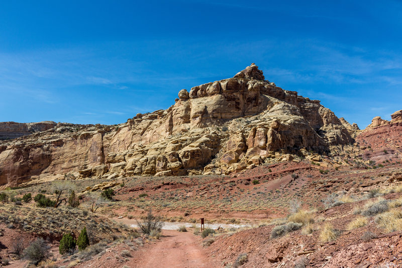 San Rafael Reef from the Behind-the-Reef Road just past Bell Canyon