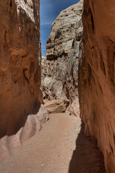 Little Wild Horse Canyon will offer some shade even on a hot day