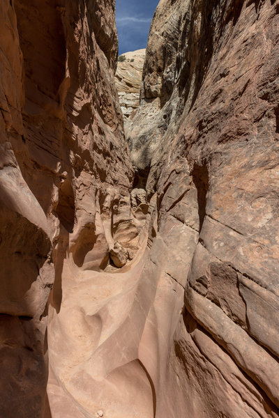 The Kayenta Sandstone can sometimes get slippery with a thin layer of slightly moist dirt