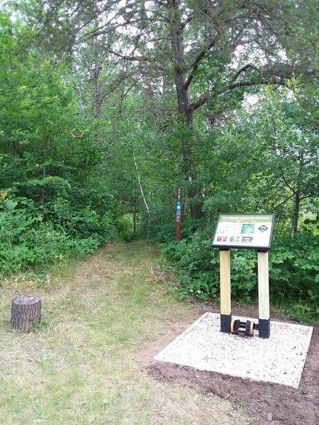 Be sure to use the boot brush station before hitting the trail to prevent carrying in any invasive plants.