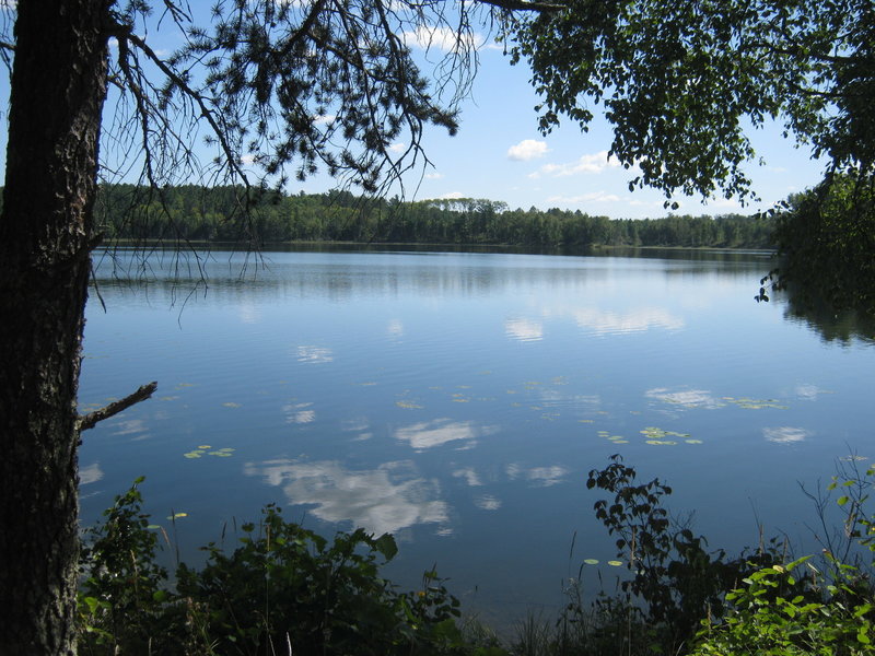 The view across Waboose Lake