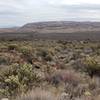 Along Knoll Trail you can look out to see the Cowboy Trail Rides canyon area