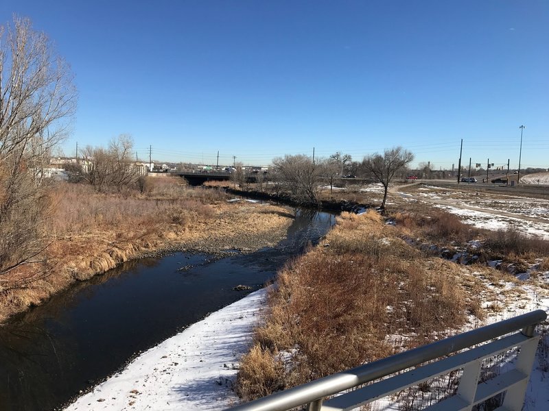 Ralston Creek, trail start area.