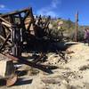 Mining equipment at the Gold Shot Mine.