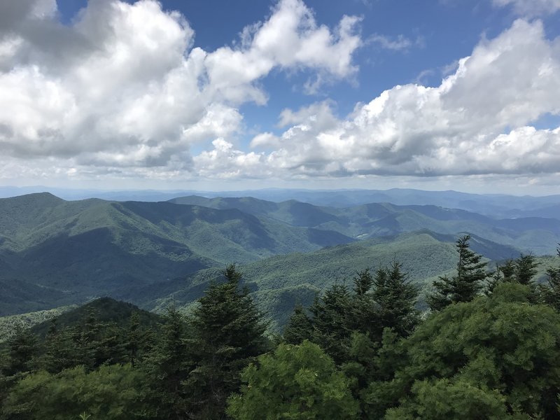 Spectacular view from Mt. Craig