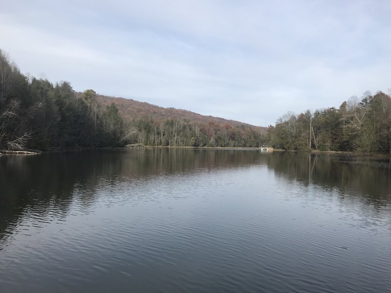 View of lake from the dam.