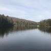 View of lake from the dam.