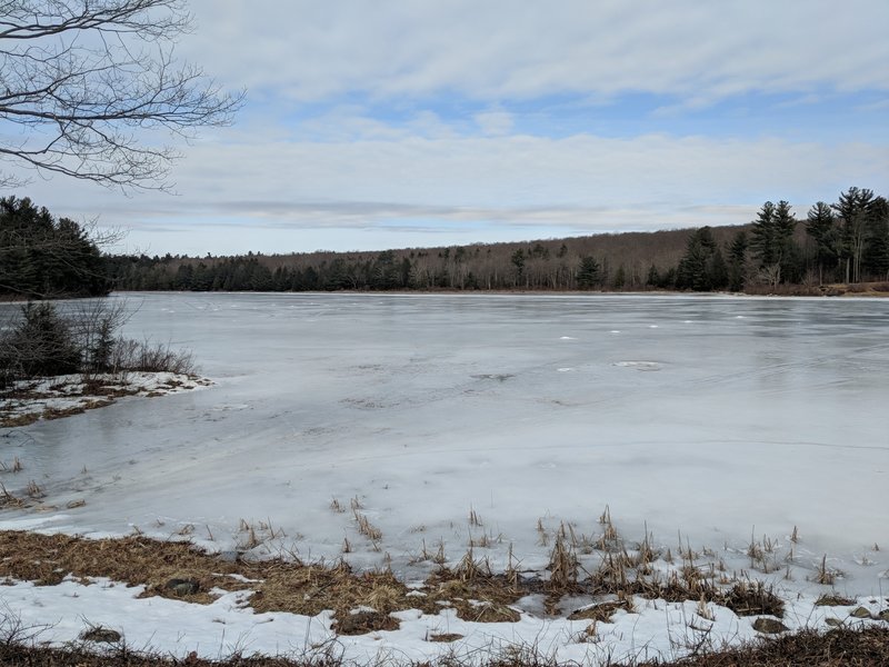 York Lake in winter