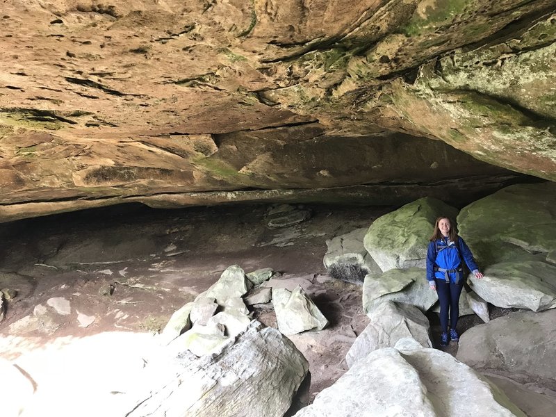 Sandstone (Rockcastle Conglomerate) Cavity - Commonly known as a Cumberland Plateau rock shelter!