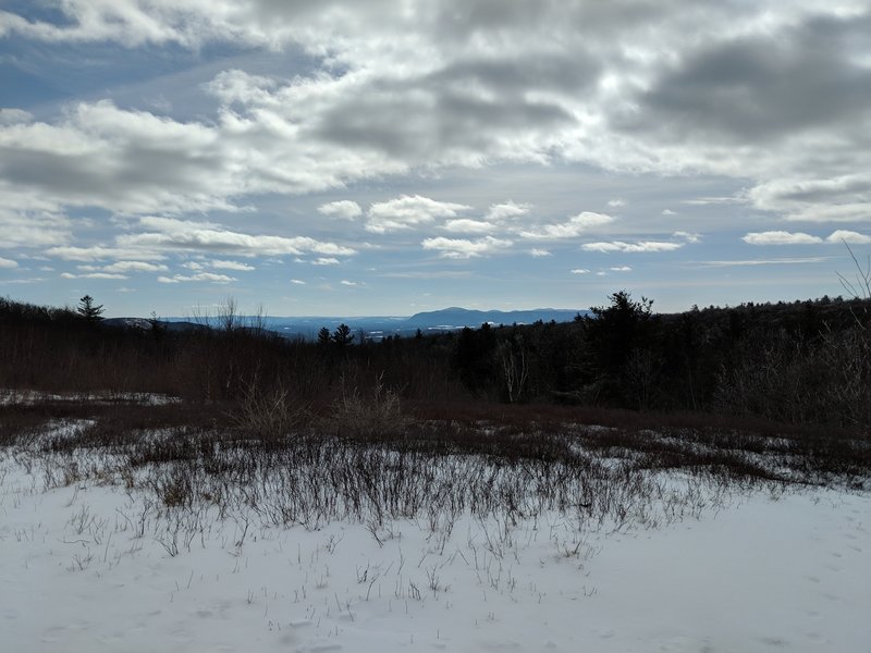 view of Mt. Everett (MA) and Bear Mt (CT) from Harvey Mt (NY)