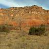 Timber Mesa rises above Little Fox Canyon Trail (AKA Little Fox Loop) to the north.