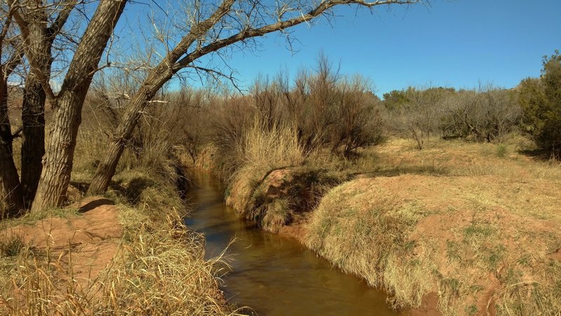 Prairie Dog Town Fork of the Red River along Pioneer Nature Trail.