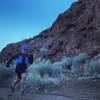 Running through one of the canyons.