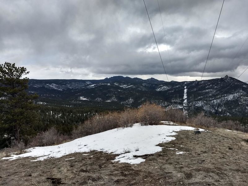 Looking out from the summit of Bear Mountain.