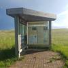 Slaughter Slough Kiosk, the only visible marker for the trailhead, is near 225th Ave., a gravel road in the middle of farm fields and prairie.