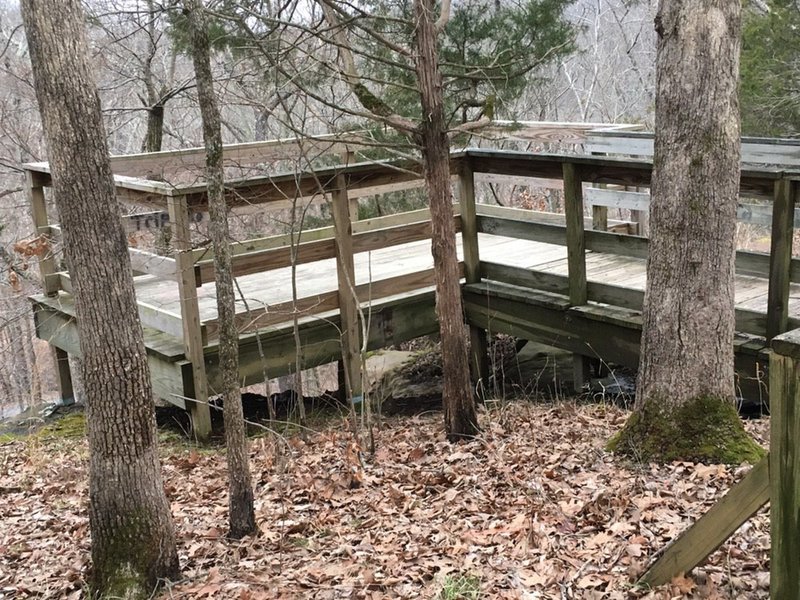 Scenic overlook platform.