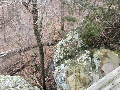 The view from the scenic overlook.